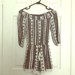 Abercrombie & Fitch Off the shoulder romper